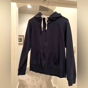 Eddie Bauer Women’s Large navy blue Full Zip Hoodie